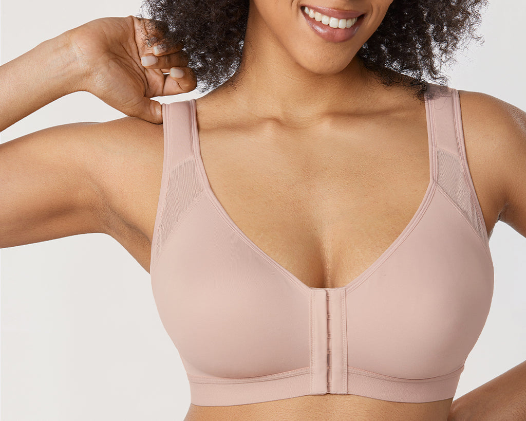 Women's X-shaped Back Posture Bra Soft Tan